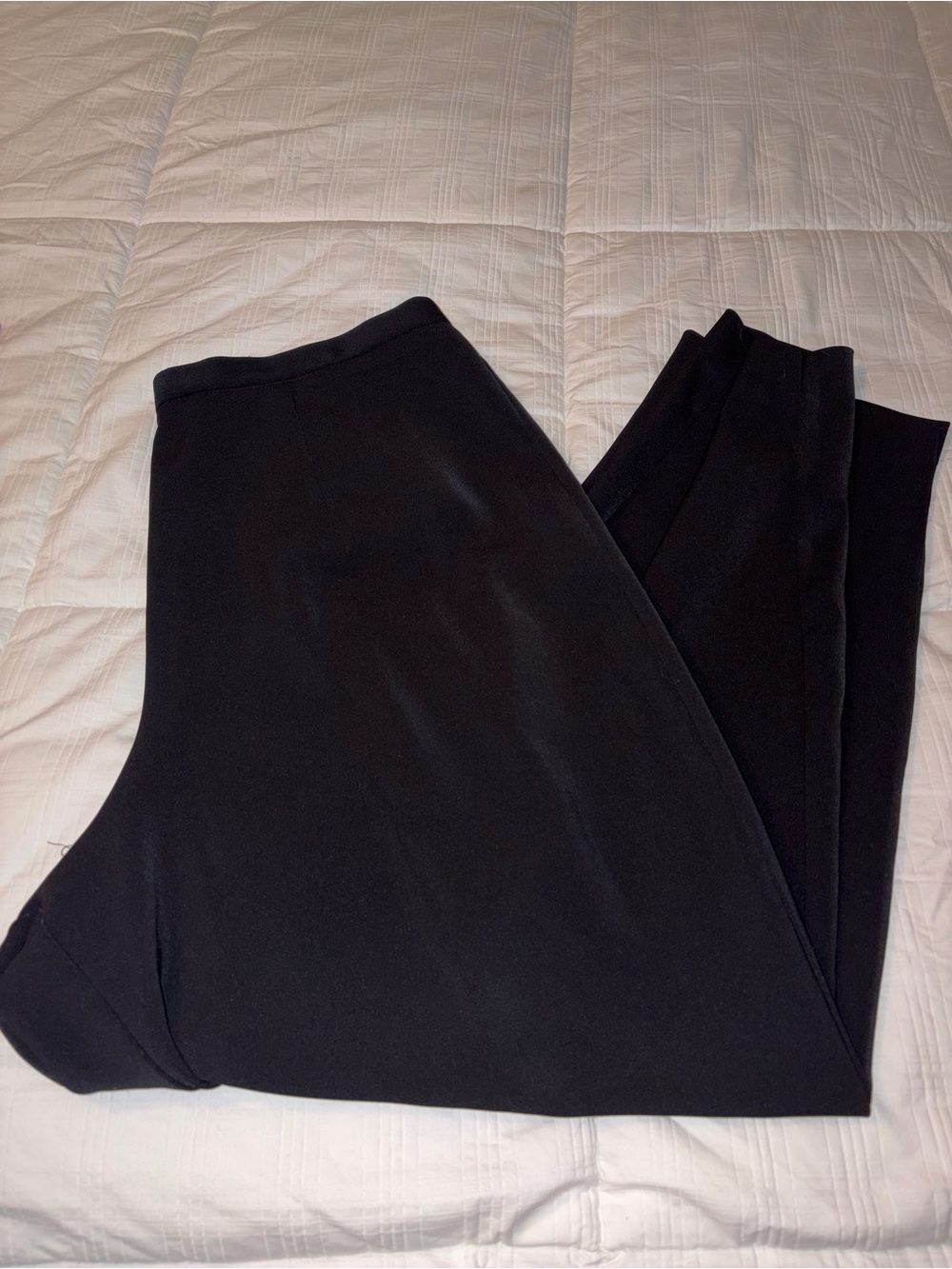 Amanda Smith Black Ponte High-Rise pants